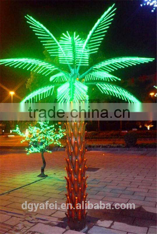 LED artificial palm tree/the palm tree with lighting