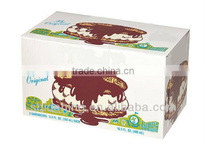 custom paper/vinyl/PVC cake boxes wholesale
