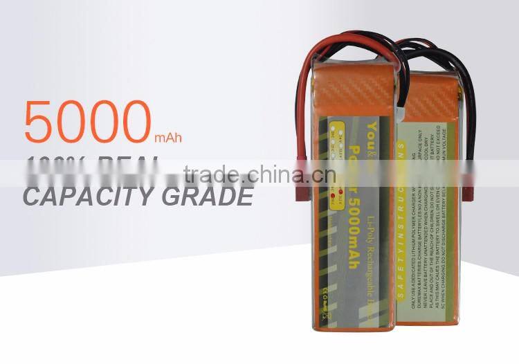 You&Me 5S 50C lithium rechargeable lipo battery 5000mah 18.5V for RC Helicopter Car