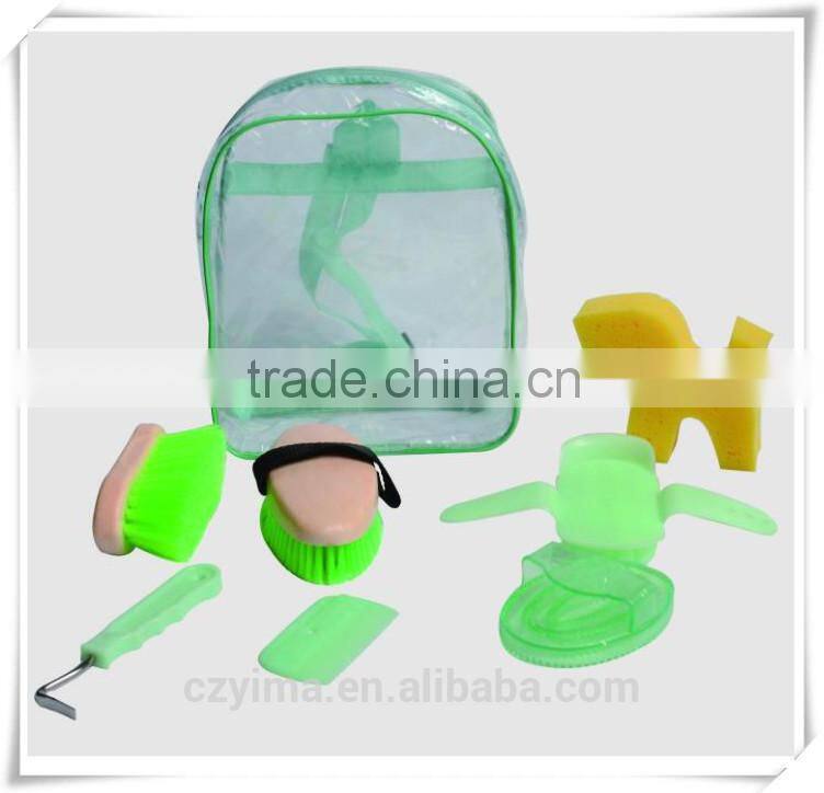 plastic horse curry comb with strap