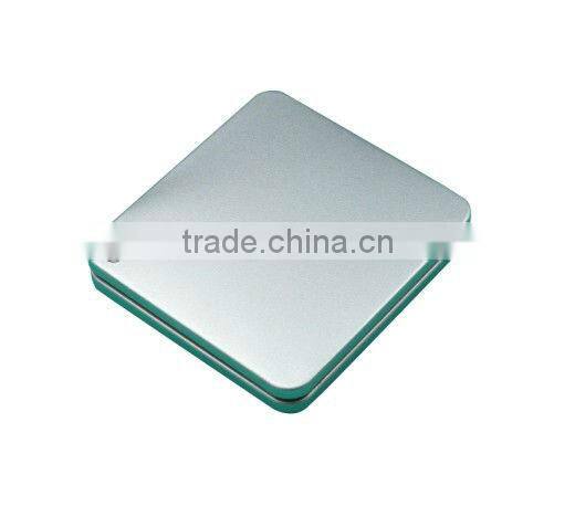 Battery tin box with sliding lid