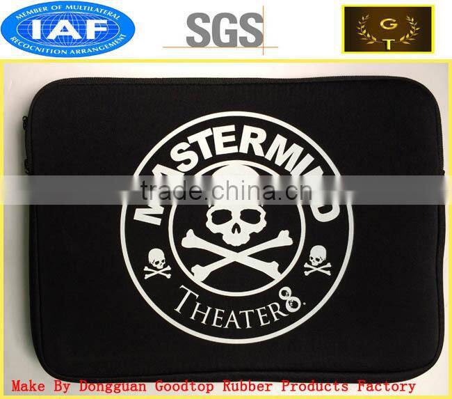 good design laptop sleeve black color with handle-1