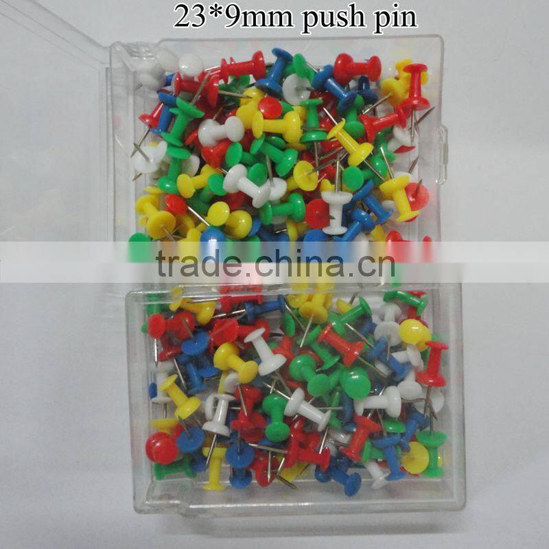 Wholesale pp box packing clear map push pins drawing pins with good use