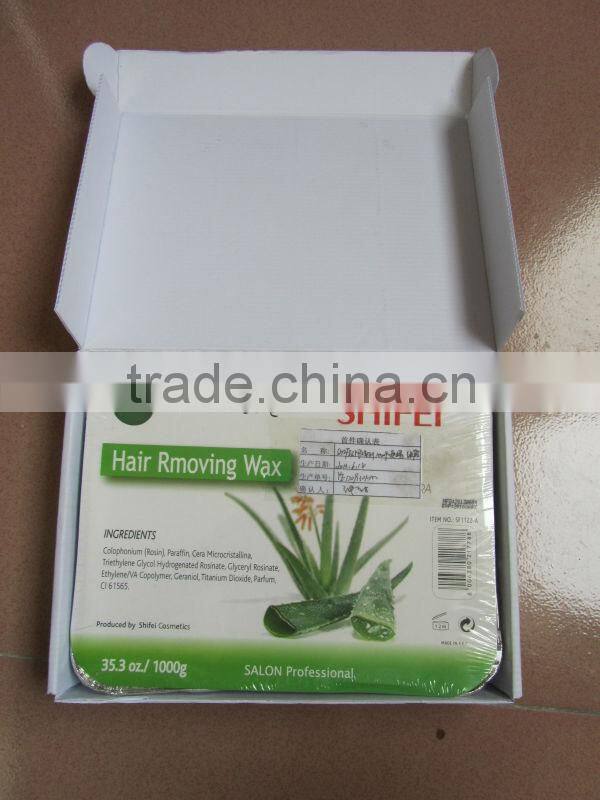 Shifei 1kg Aloe vera stripless hard wax