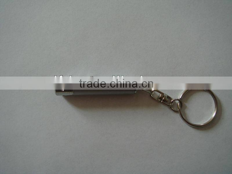 min led flashlight keychain,led metal torch keychain,led keychain light for promotional gifts,custom logo le d keychain ,