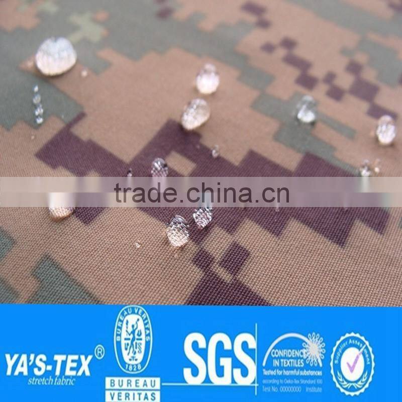 100% Nylon Camouflage Print Bonded Fabric Ripstop Waterproof Nylon Fabric Sports Clothing Fabric
