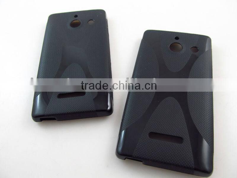 TPU mobile phone cover for huawei Ascend W1-U00