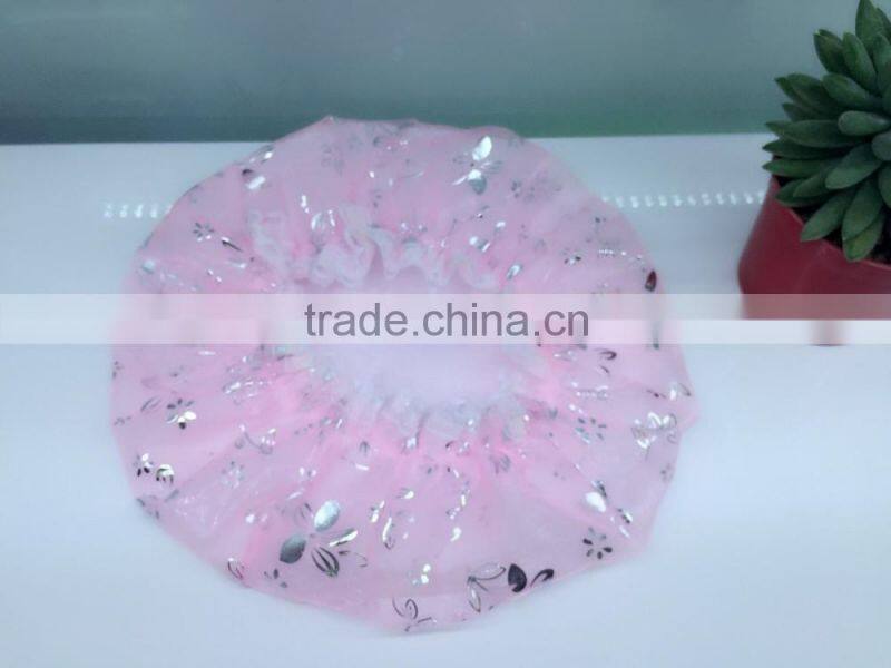 printed shower cap