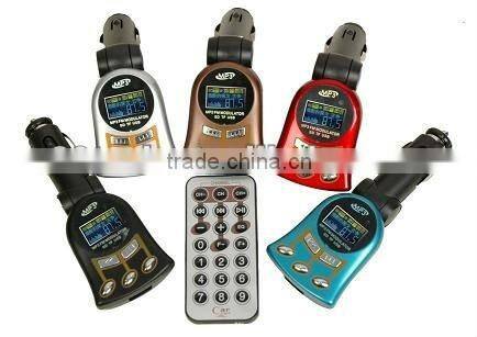 Most popular China Style cigarette lighter car mp3 fm modulator player with competitive price