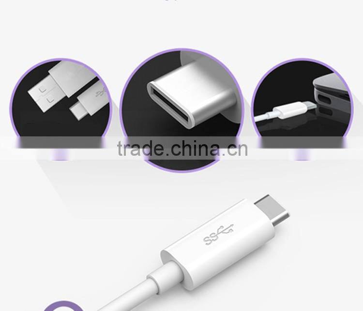 High-speed white type c android usb cable