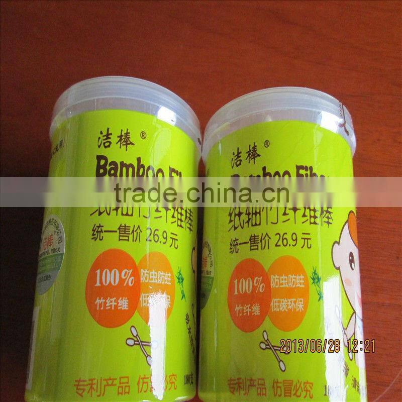 180pcs bamboo fiber baby cotton buds (cotton Stick)