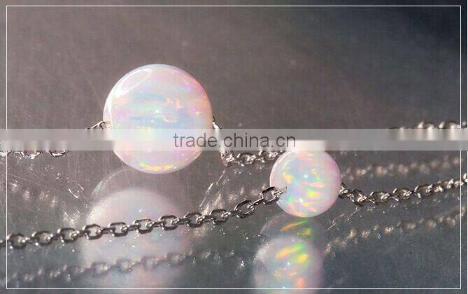 Wholesale Handmade blue fire opal bracelet 925 sterling silver tennis bracelets opal heart tennis bracelet