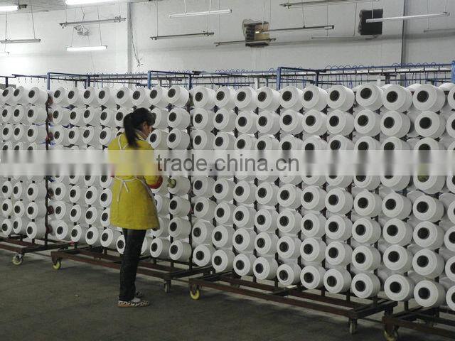 Dyed Pattern and Core Spun Yarn Style spandex yarn ACY SCY for socks yarn