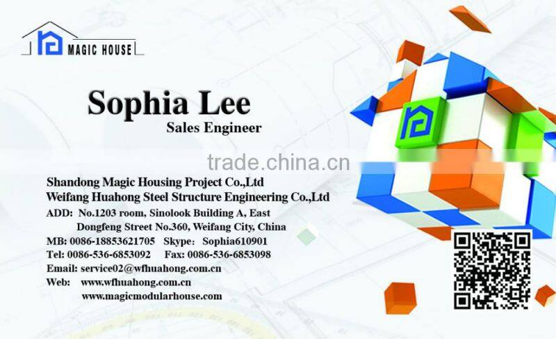 High Quality easy assembled economic cheap guard house for sale