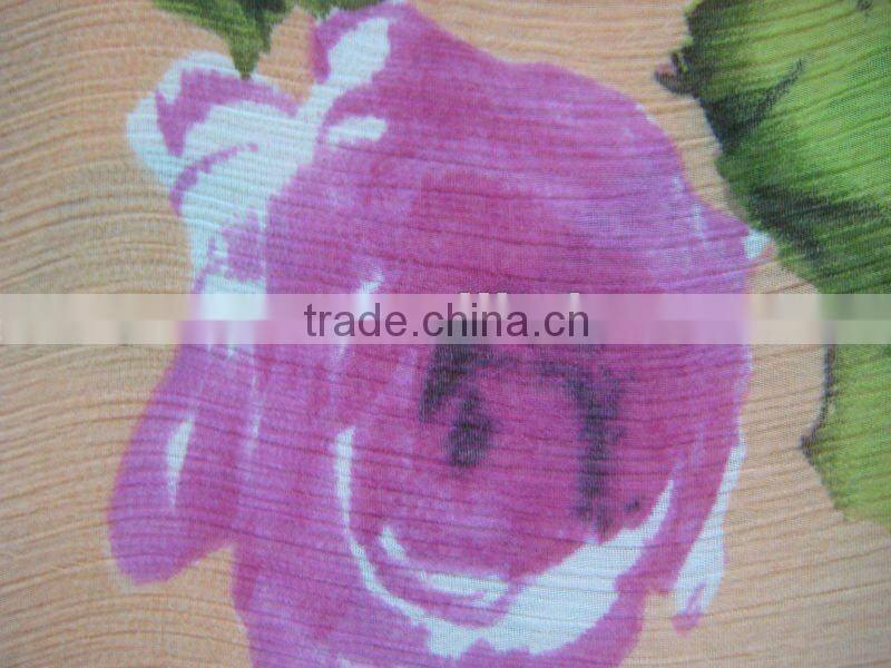 poly 75d print chiffon fabric
