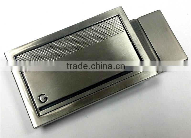 Zinc alloy gold initial belt buckles