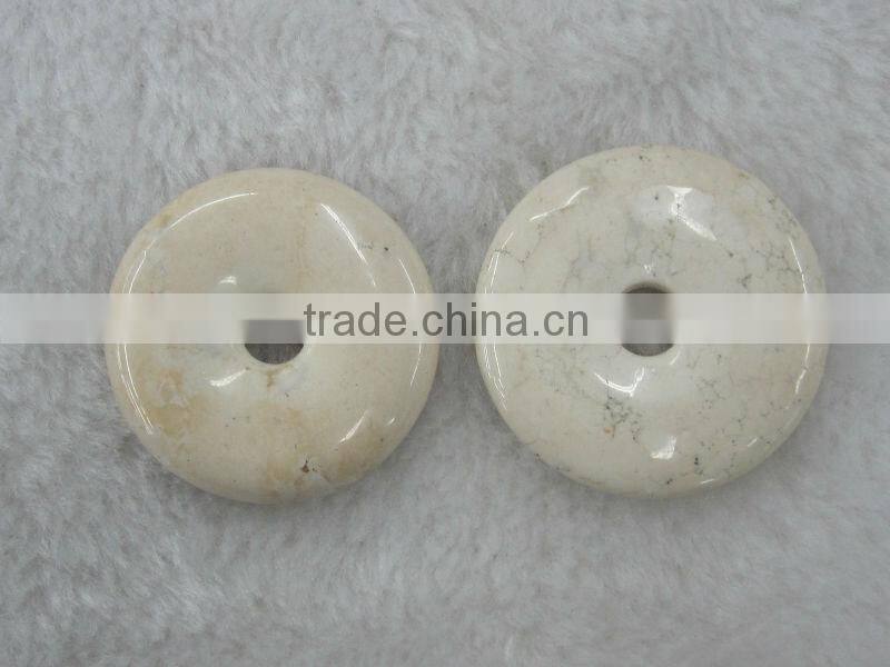 Wholesale different size Tian Shan Blue donut gemstone