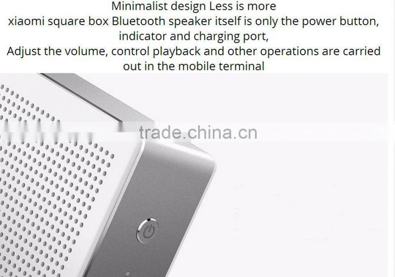 Xiaomi Speaker Mini Square Box Bluetooth 4.0+EDR HiFi Wireless Mini Portable Stereo Connection Handsfree For Cell phone