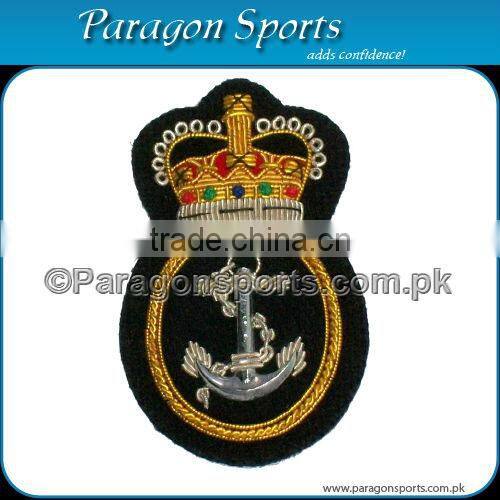 White Star Line Badge Titanic Officer Handmade Bullion Wire Cap Badge