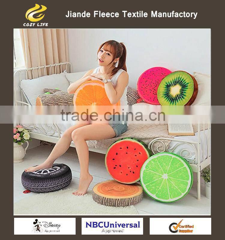 New Creative 3D Summer Fruit PP Cotton Office Chair Back Cushion Sofa Throw Pillow New NVIE