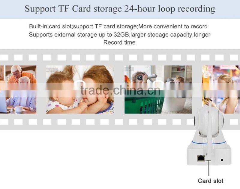 1MP pan tilt wireless security cameras alarm webcam cctv camera brand name PLV