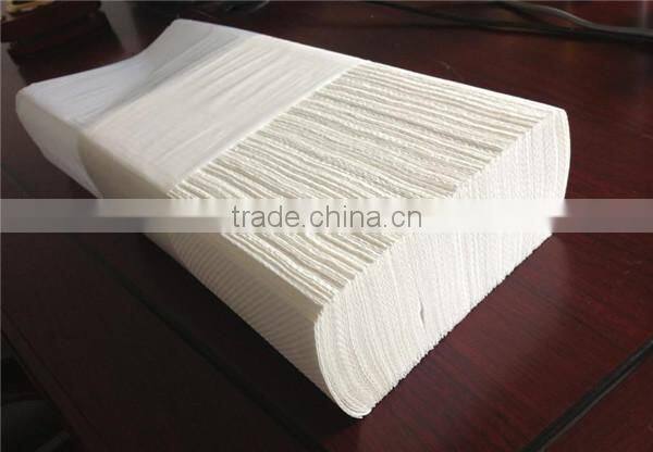 9.05" Length X 10.2" Width, 200/pack,20Packs/ctn White 1-ply Z-fold/N-fold Paper Towel for Restaurant