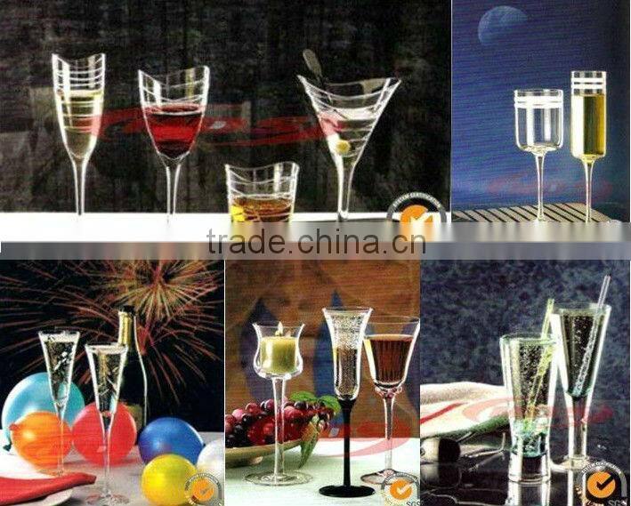 Like Ceramic Black Goblet Champagne glass