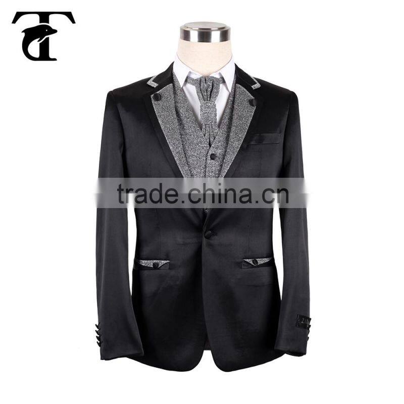 Classtic china style three pieces suit blazers design custom