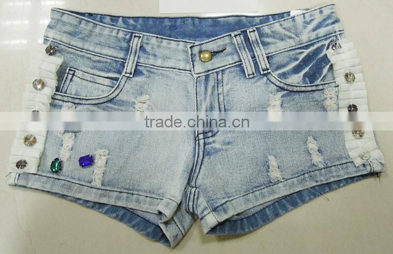 2016 China New Model New Fashion New Pattern Girls Jeans Pants