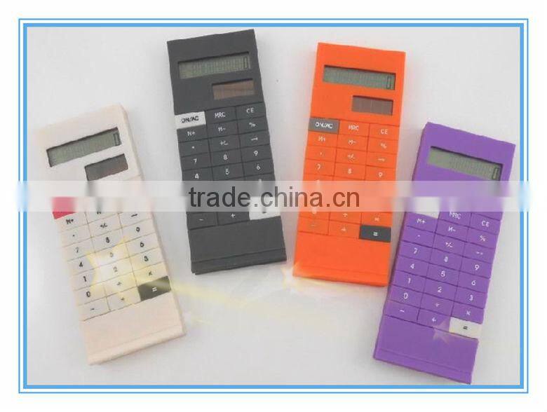 Hot sale christmas gift calculator for notebook , solar silicone calculator,cheap calculators for sale