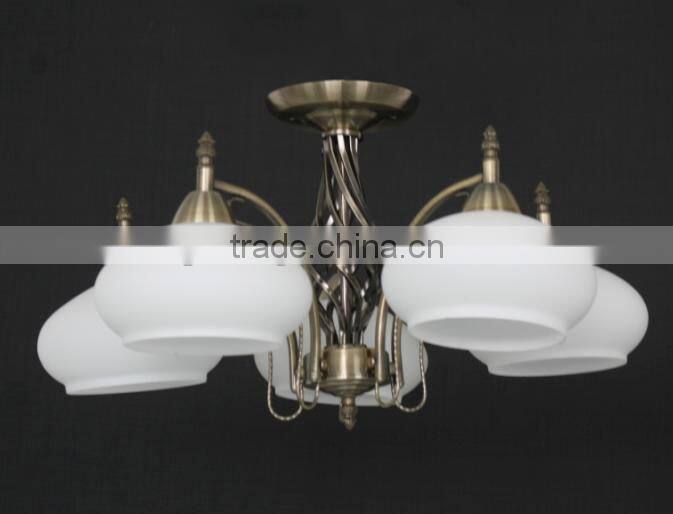 Contemporary classical Glass Light Fixture Zhongshan glass ball pendant lighting