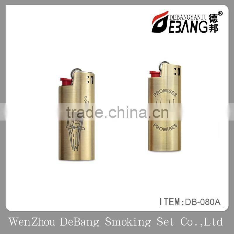 Lighter Holder colorful Type and Zinc Alloy Metal Lighter Case For Custom