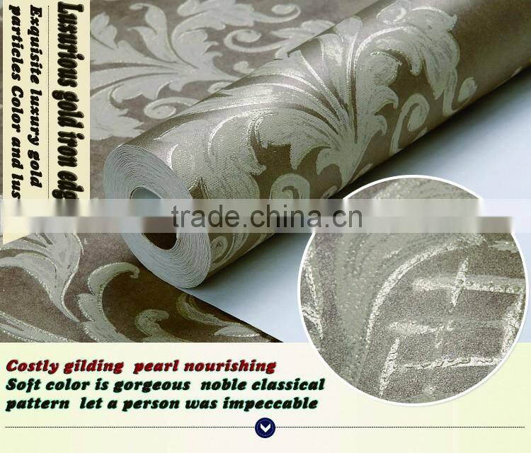 Beautiful interior decoration classic flower wall wallpaper