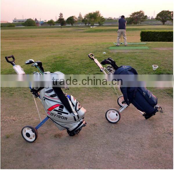 Light weight Design Hand Folding Golf Trolley With 2 Wheels