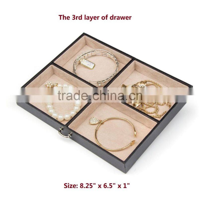 unique cosmetic jewelry box with high quality material