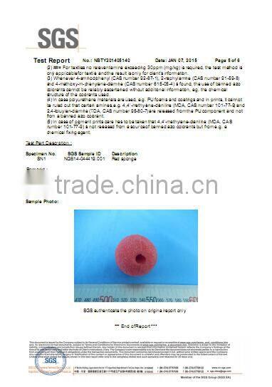 Sponge foam clown nose for circus clown