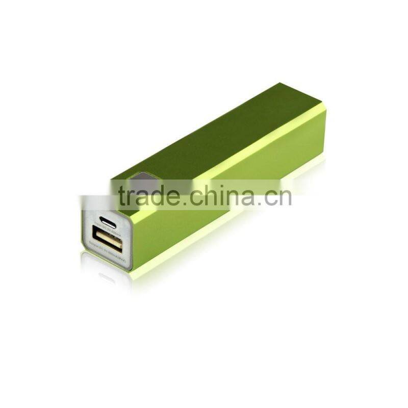 Rectangle 2600mah smartphone power bank/mini cell phone power banks/cheap cell phone power bank