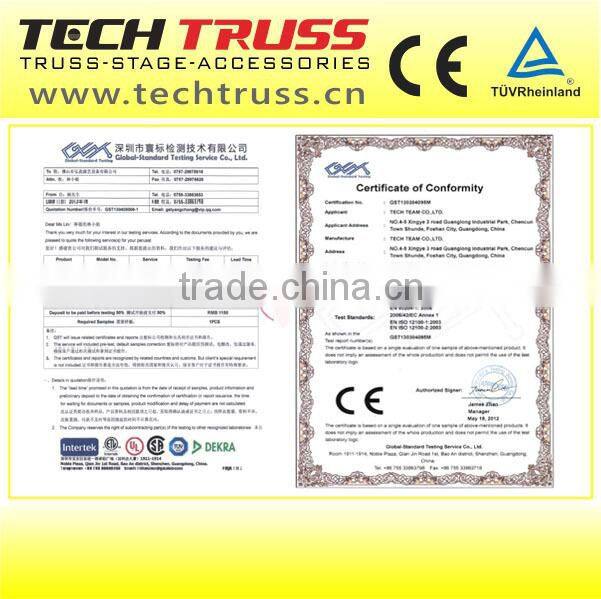 Aluminum Concert Bolt Truss , Aluminum Roof Truss , Big Truss