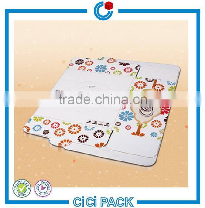 250gsm white paper 6inches cake box for Chritmas party wedding cake boxes wholesale