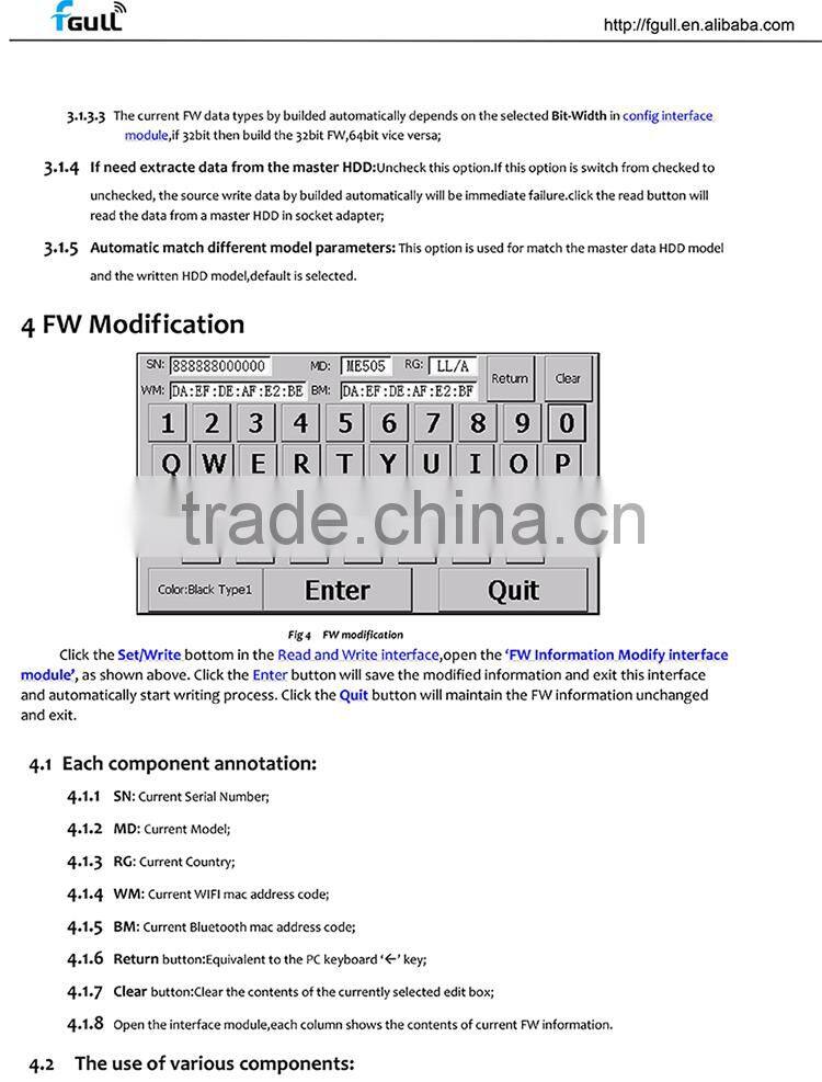 New arrival motherboard/ic repair tool for iphone serial number modify