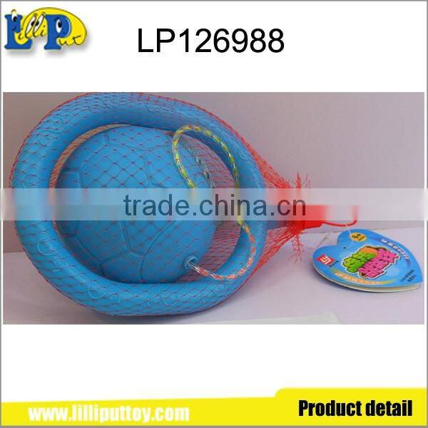 2016 wholesale plastic colorful skip ball foot jump ball with light for children
