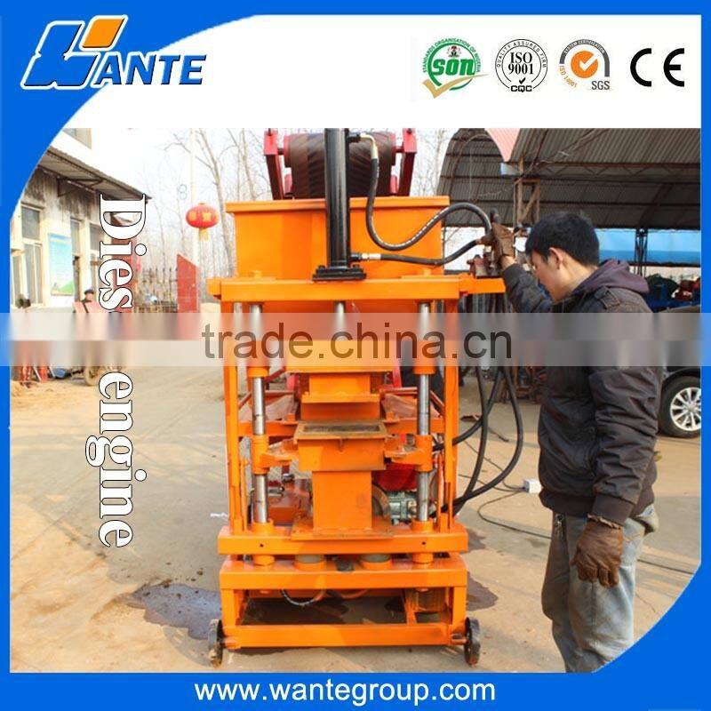WT1-10 diesel clay brick making machine made in china