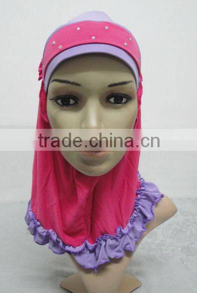 H223 small girl hijab,new style scarf hijab
