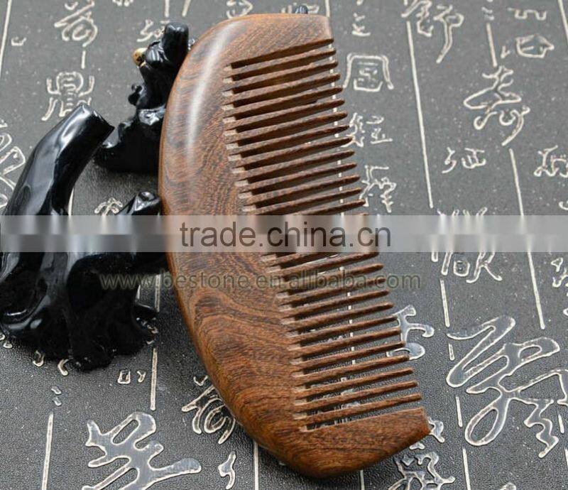 Afro Flea Wooden Barber Hair Comb