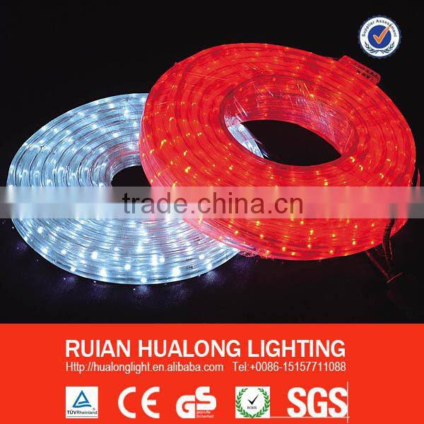 230V waterproof Led Flat 3 wires 2Line Rope Light led tube