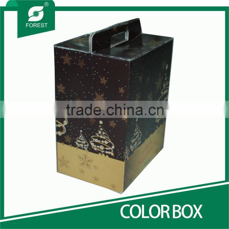 PERSONALIZED FANCY CORRUGATED COLOR BOXES FOR CHRISTMAS GIFTS PACKAGING