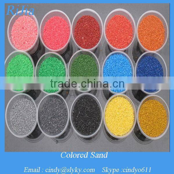 bulk decorative colored silica sand