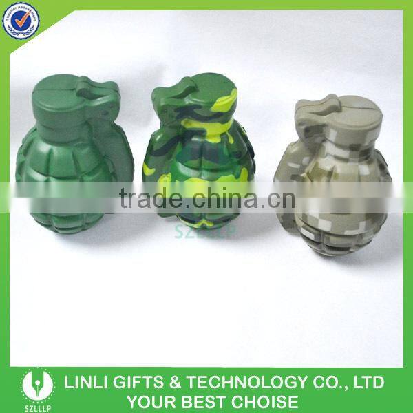 Promotional custom logo grenade stress ball