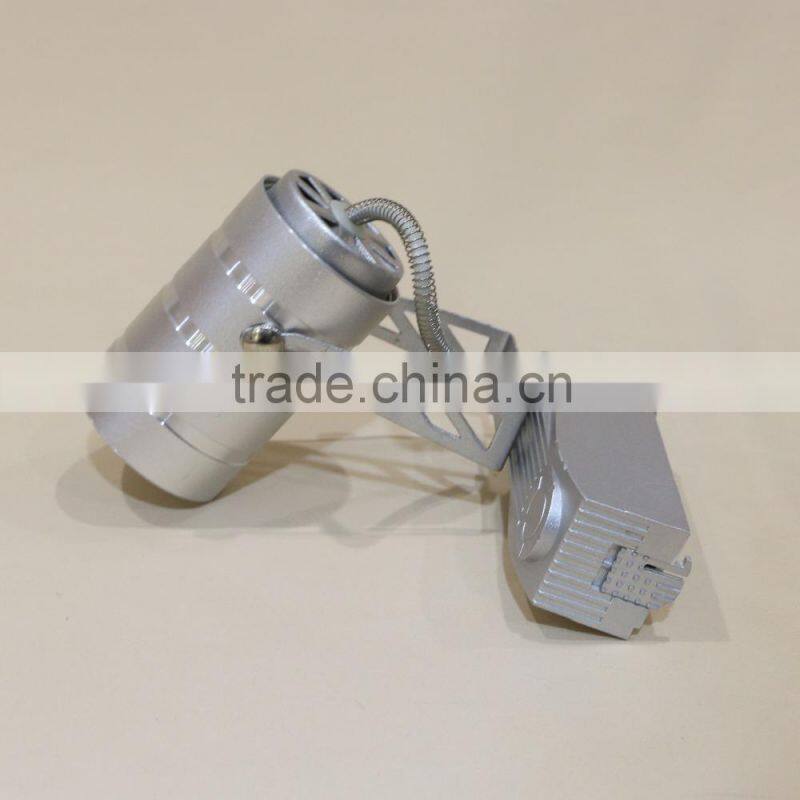 Portable solar led track light for display