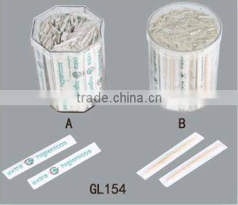 High Quality Individual wrapped wooden&bamboo toothpick